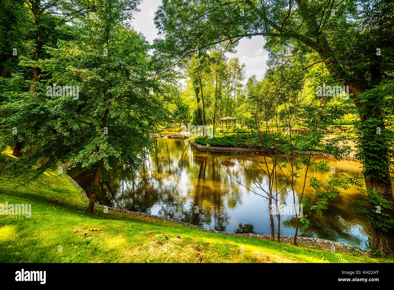 Kiev, kiyv, ucraina: la mezhyhirva residenza dell ex pro-primo ministro russo e il presidente Viktor Yanukovych Foto Stock