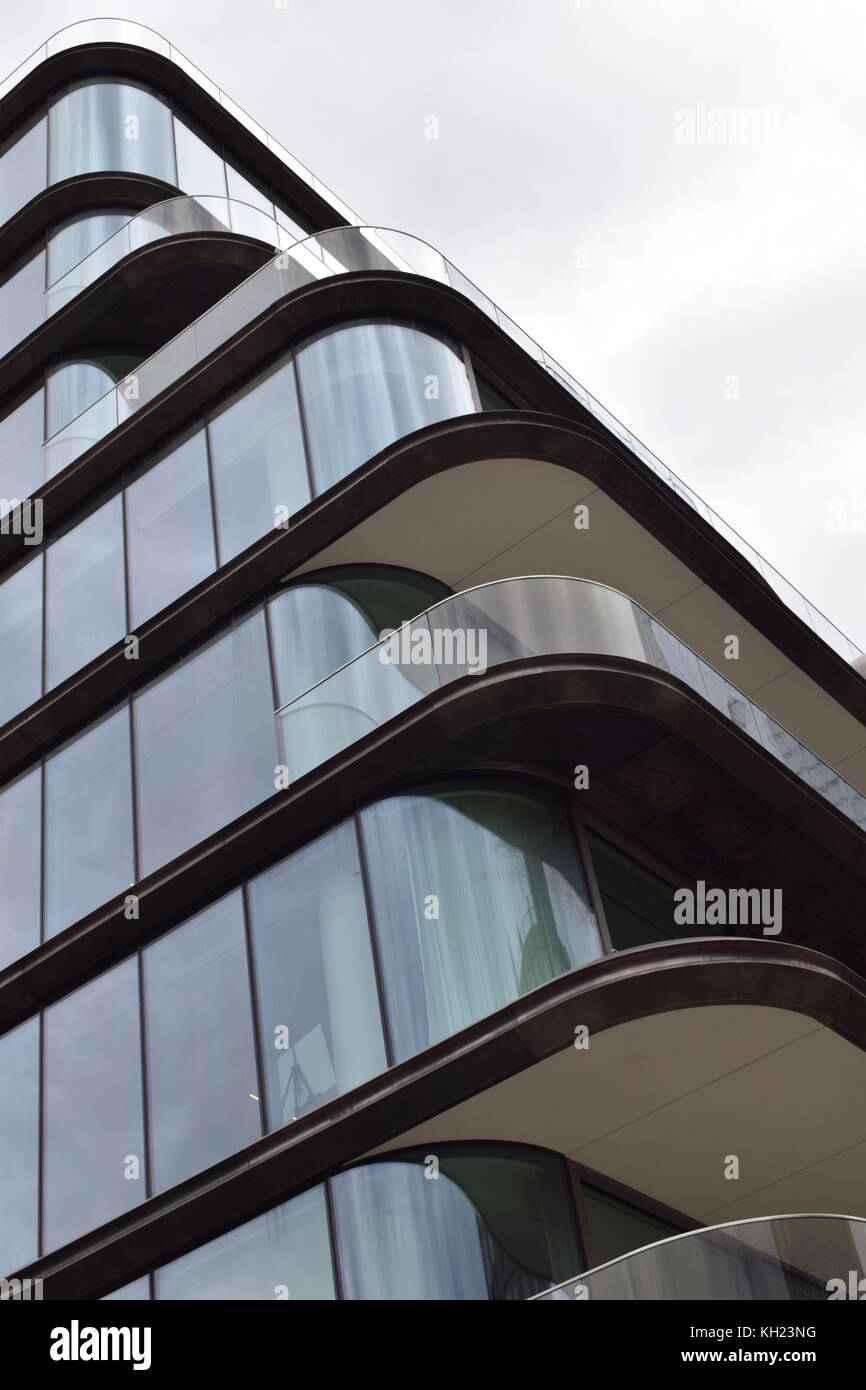 Edificio residenziale situato nel centro di new york city di alta linea, dal designer Zaha Hadid e architetti ismael leyva Foto Stock