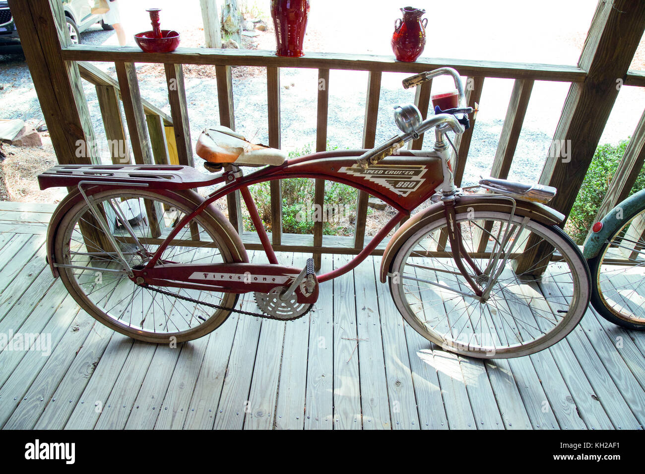 Velocità vintage cruiser bicicletta Foto Stock