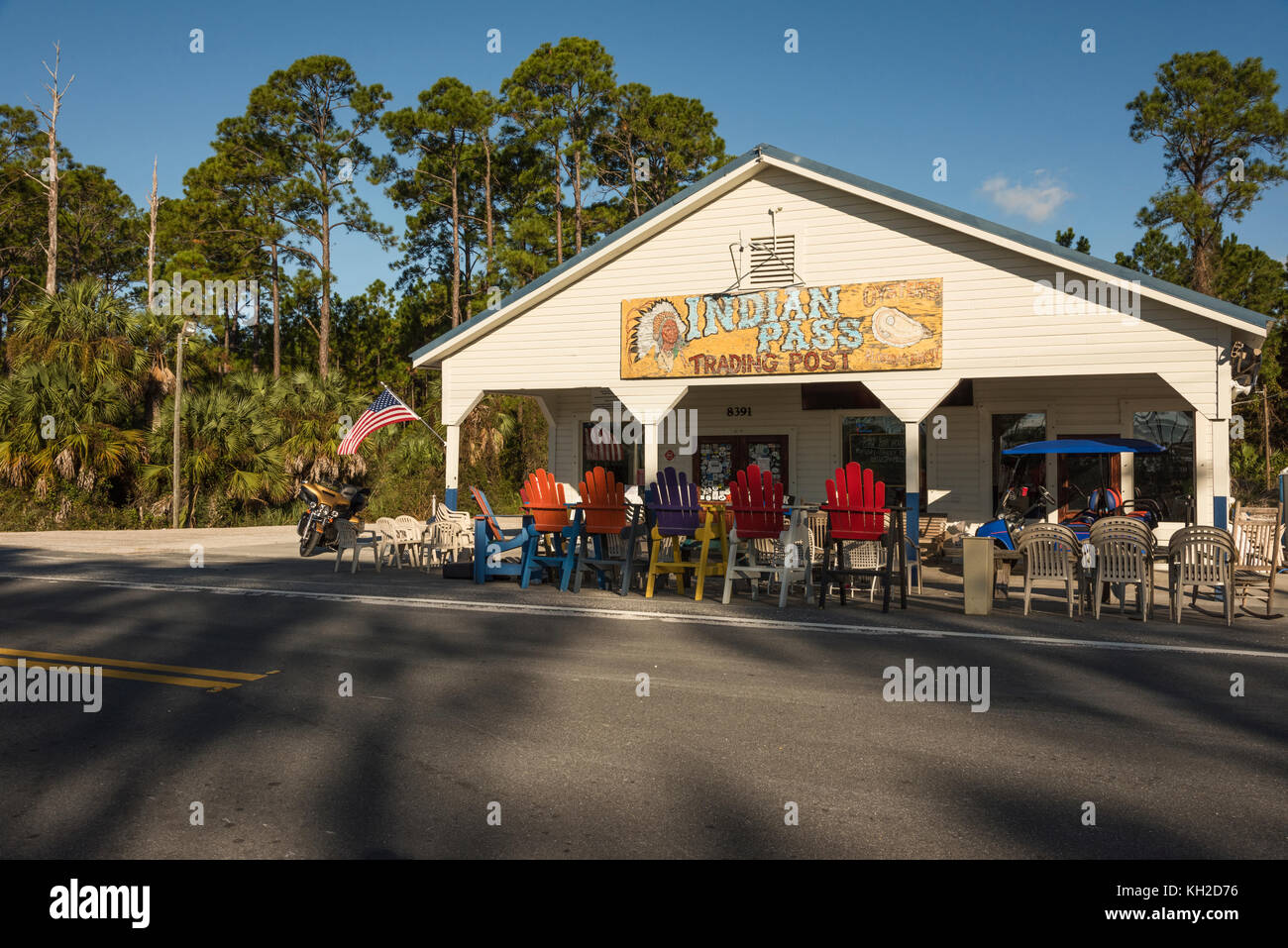 Indian Pass Raw Bar in Port Saint Joe, Florida Foto Stock