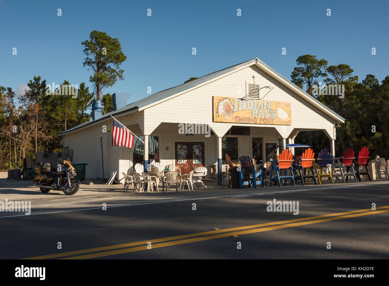 Indian Pass Raw Bar in Port Saint Joe, Florida Foto Stock