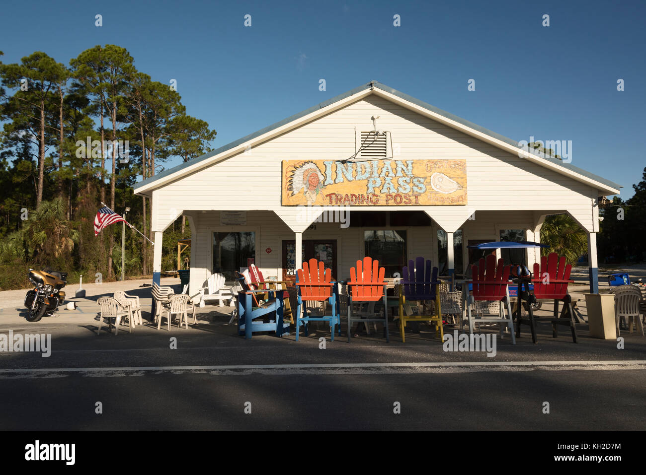 Indian Pass Raw Bar in Port Saint Joe, Florida Foto Stock