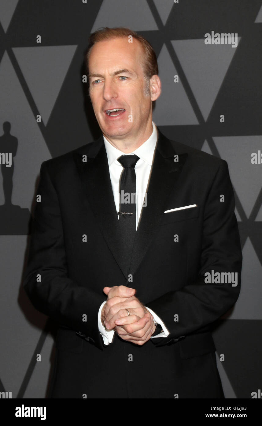 Hollywood, Ca. 11th novembre 2017. Bob Odenkirk al 9th Annual Governors Awards dell'AMPAS presso la Dolby Ballroom di Hollywood, California, l'11 novembre 2017. Credito: David Edwards/Media Punch/Alamy Live News Foto Stock