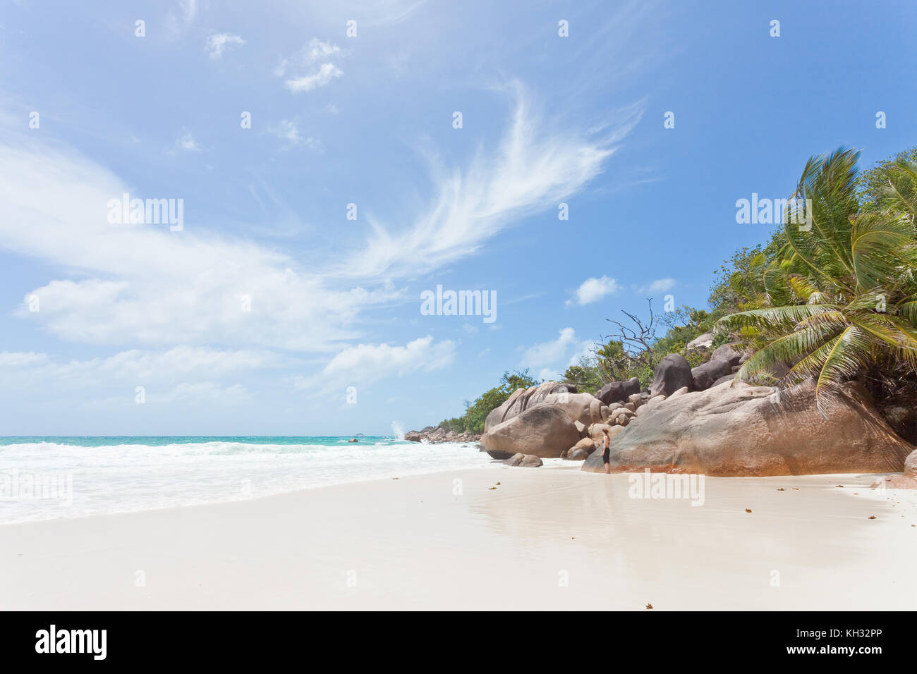 Anse Lazio - Praslin - Seychelles - Africa Foto Stock