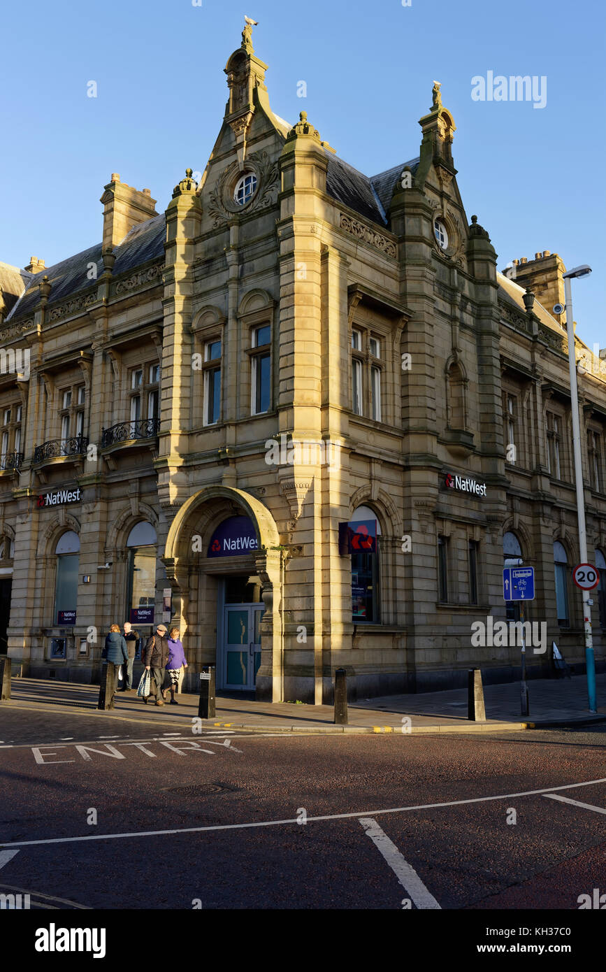 NAT West bank southport merseyside inghilterra regno unito Foto Stock