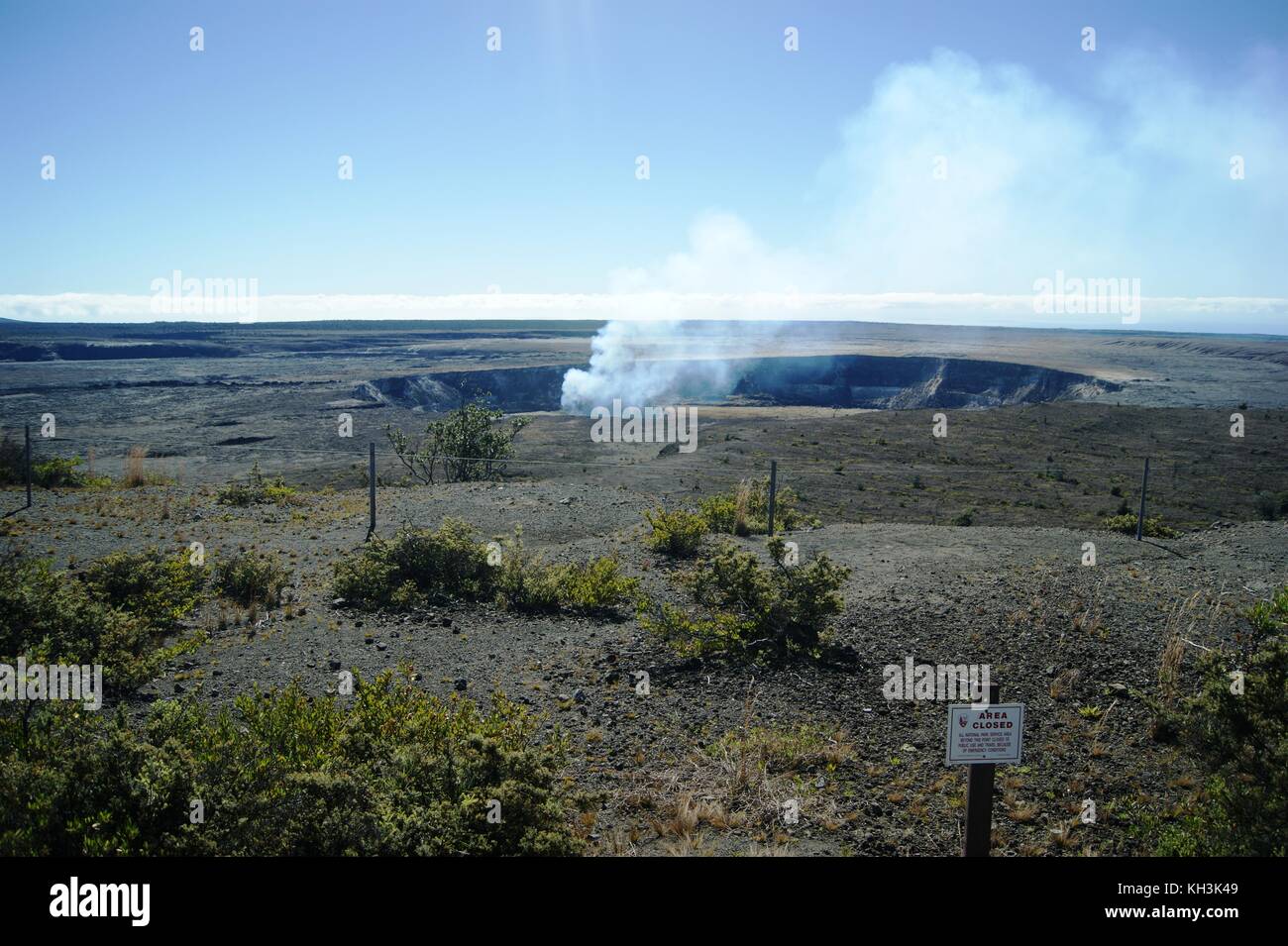 Parco Nazionale dei Vulcani delle Hawaii, Hawaii Foto Stock