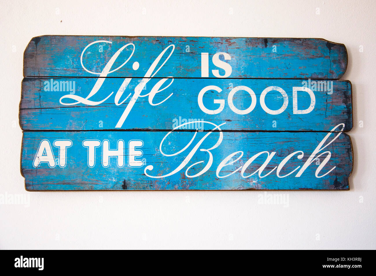 La saggezza popolare saluta i turisti in un appartamento sulla Costa del Sole, Queensland, Australia Foto Stock