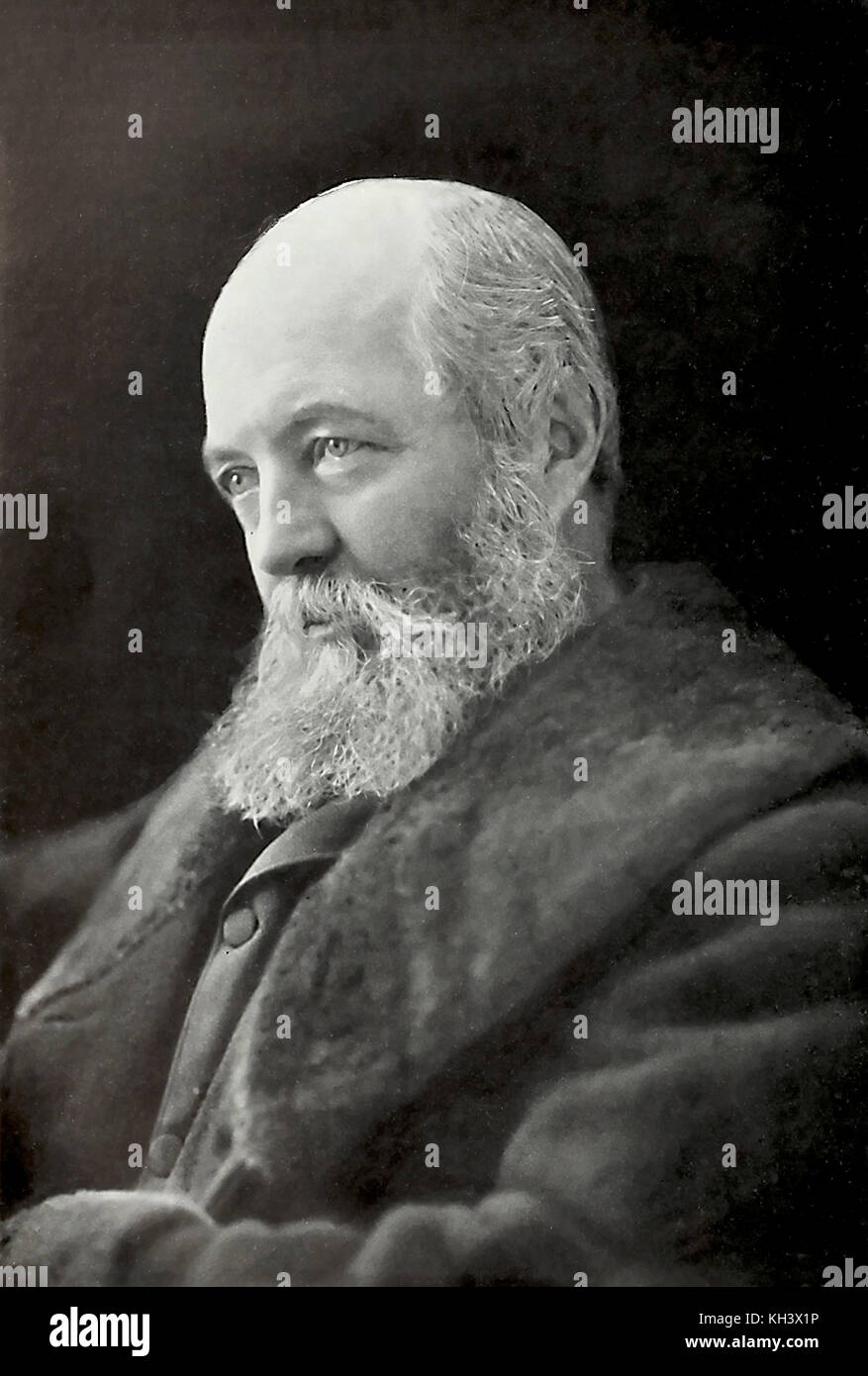 Frederick Law Olmsted, architetto paesaggista americano, giornalista, critico sociale e amministratore pubblico Foto Stock
