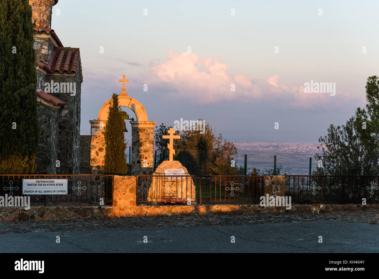 Chiesa greco ortodossa vicino a larnaka immagini e fotografie stock ad