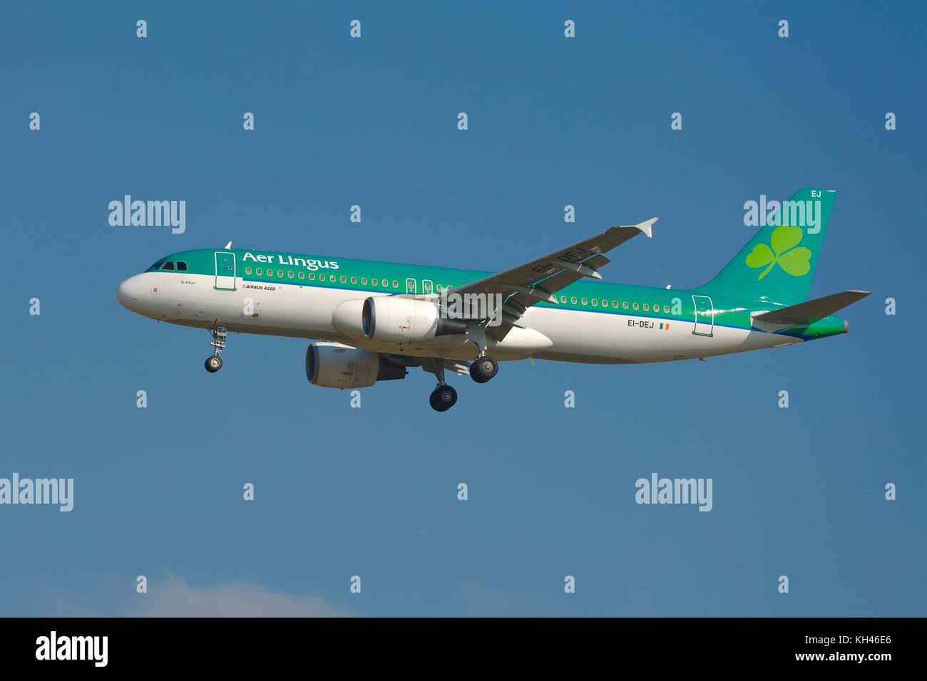 Atterraggio dell'aereo Foto Stock