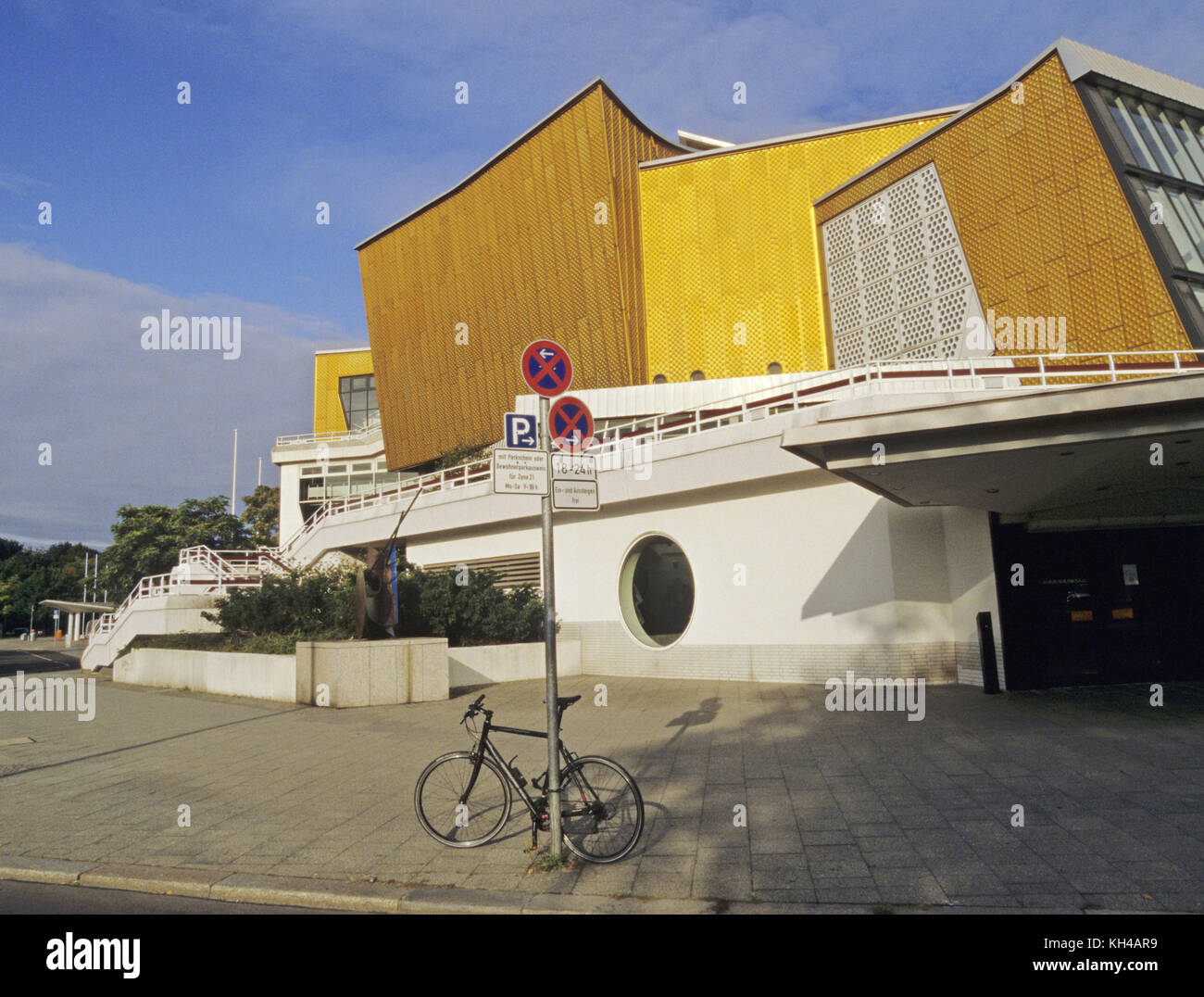 Berliner Philharmonie (Filarmonica di Berlino), la sala da concerto, Berlino, Germania Foto Stock