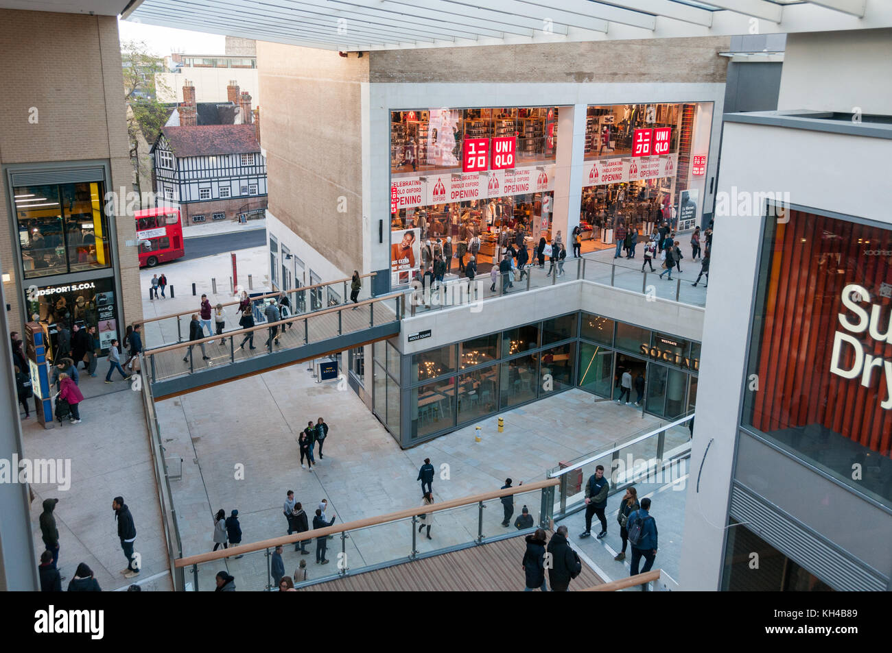 Westgate Shopping Center, Oxford, Regno Unito Foto Stock