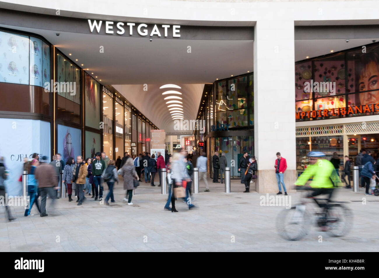 Westgate shopping center, oxford, Regno Unito Foto Stock