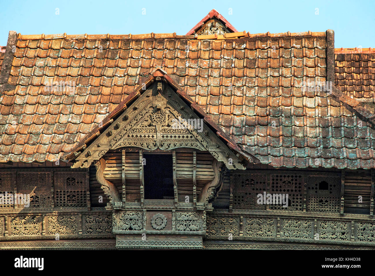 Padmanabhapuram palace, kanyakumari, Tamil Nadu, India, Asia Foto Stock