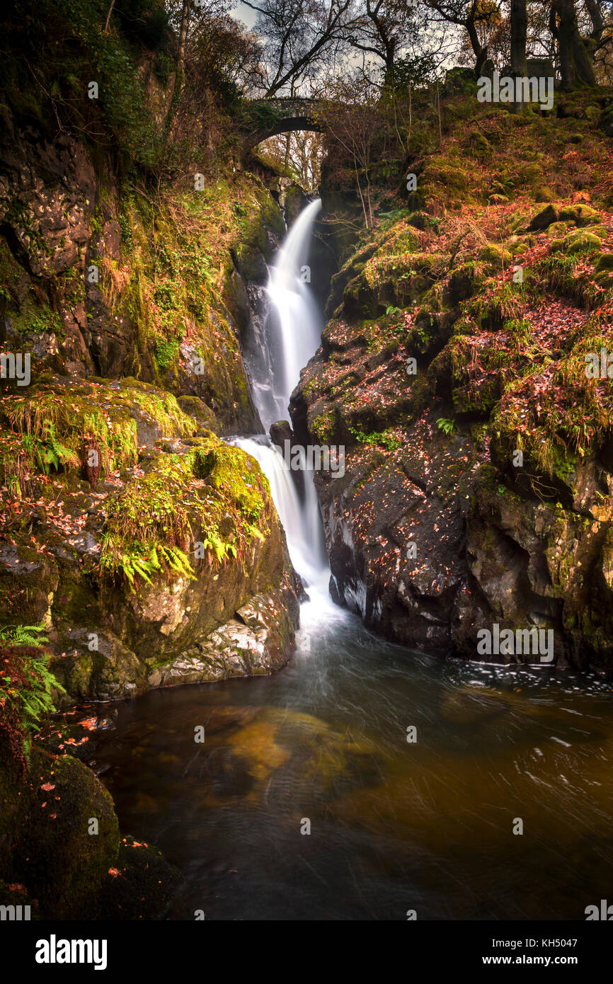 Aira Force, ullswater, Lake District, cumbria, Regno Unito. Foto Stock