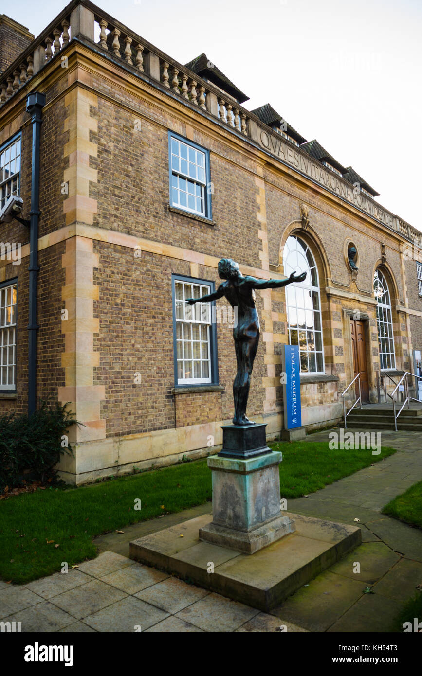 Lo Scott Polar Museum e Polar Research Institute, Lensfield Road, Cambridge, Inghilterra, Regno Unito. Foto Stock