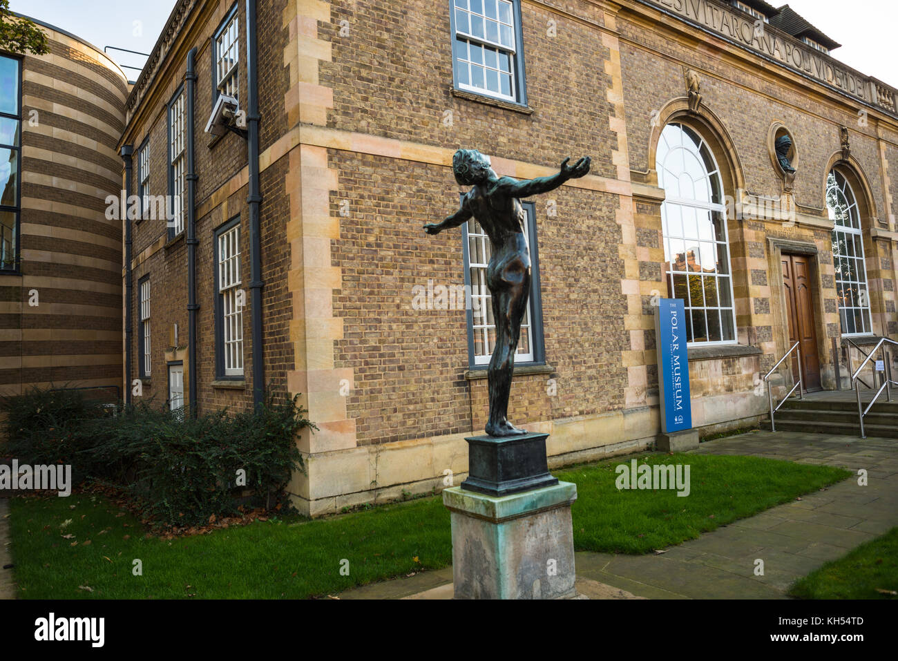 Lo Scott Polar Museum e Polar Research Institute, Lensfield Road, Cambridge, Inghilterra, Regno Unito. Foto Stock