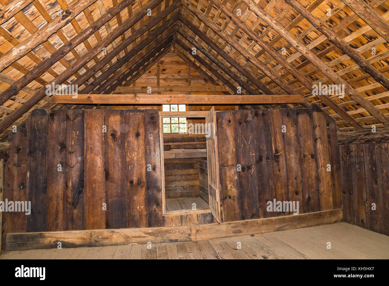 Parco Nazionale di Great Smoky Mountains. Cades Cove loop road. Foto Stock