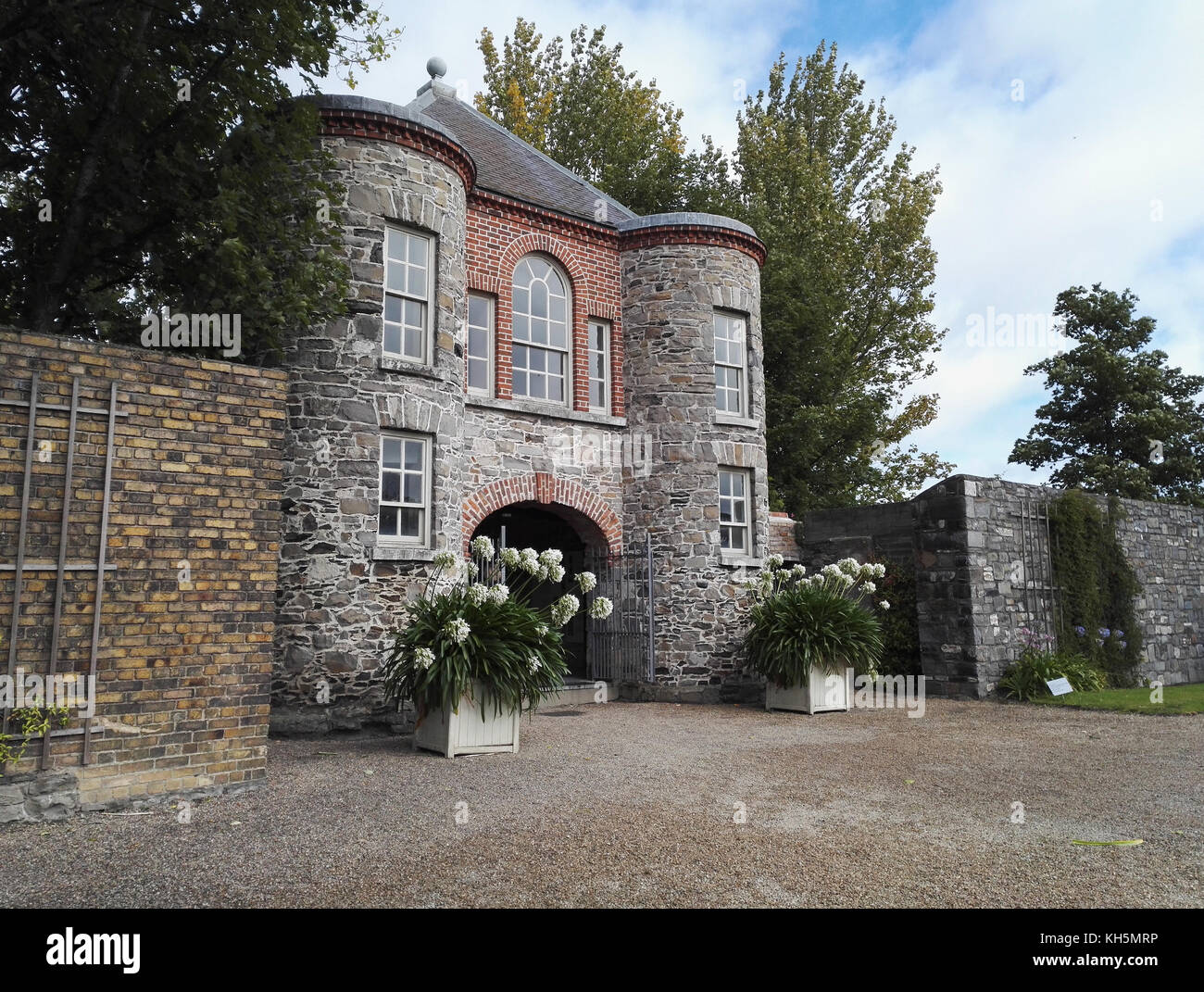 Dublino, Irlanda- Settembre 08 2017: Il Garden Lodge sui terreni del Royal Hospital Kilmainham. Foto Stock