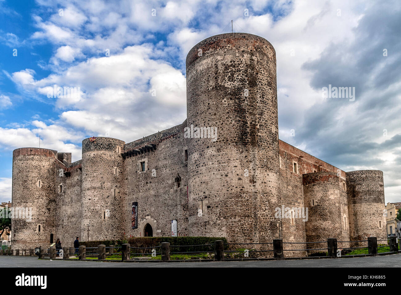 Castello Ursino, Catania, Sicilia, Italia Foto Stock