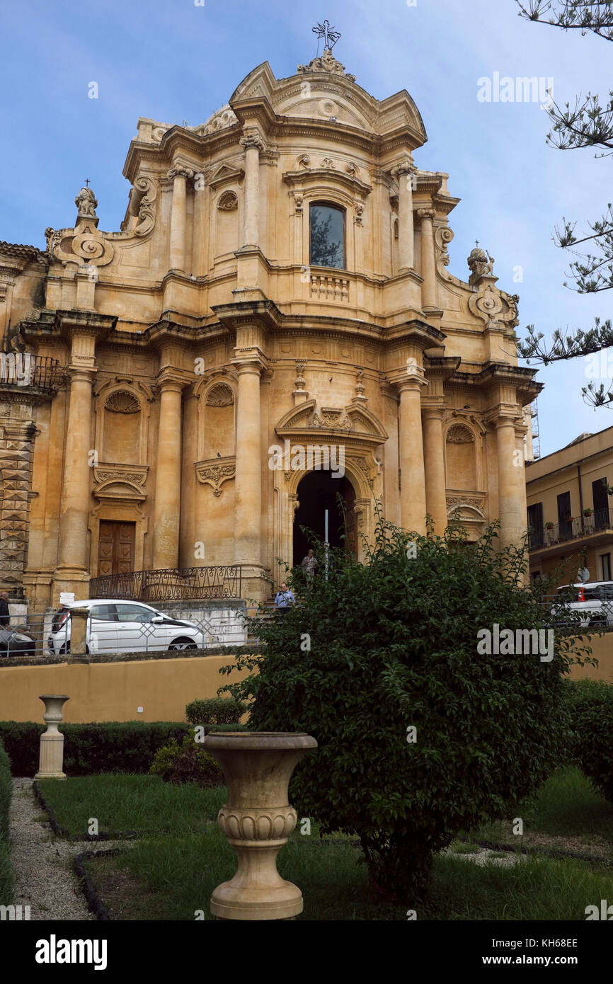 Chiesa di san Domenico, noto, Sicilia Foto Stock