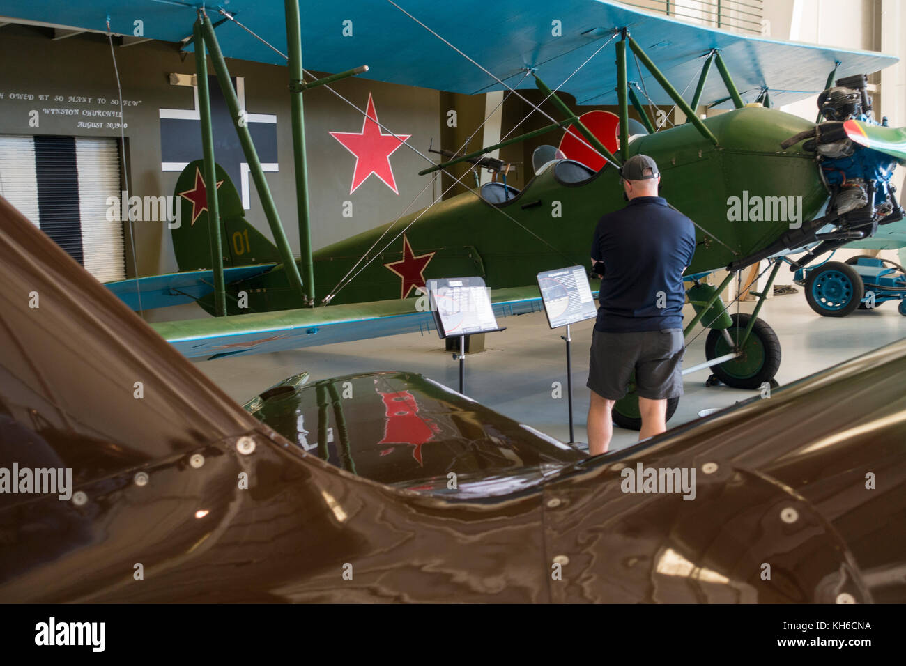 Aviazione militare Museo Virginia Beach VA Foto Stock