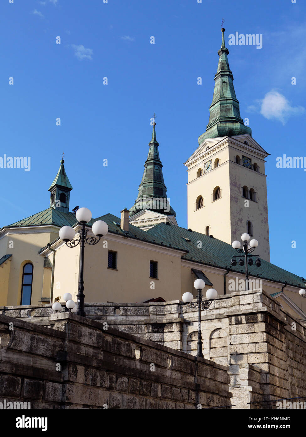 Cattedrale della Santissima Trinità, Zilina, Zilinsky kraj, Slovacchia, Europa Foto Stock