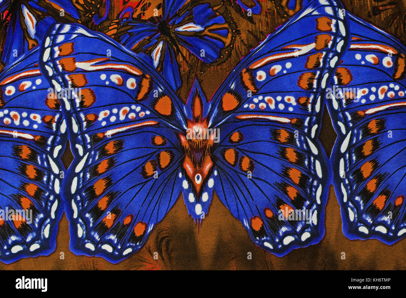 Tessuto, tela design sfondo dello sfondo. Tessuti moda come sfondo. Vestiti pattern texture closeup photo. Foto Stock