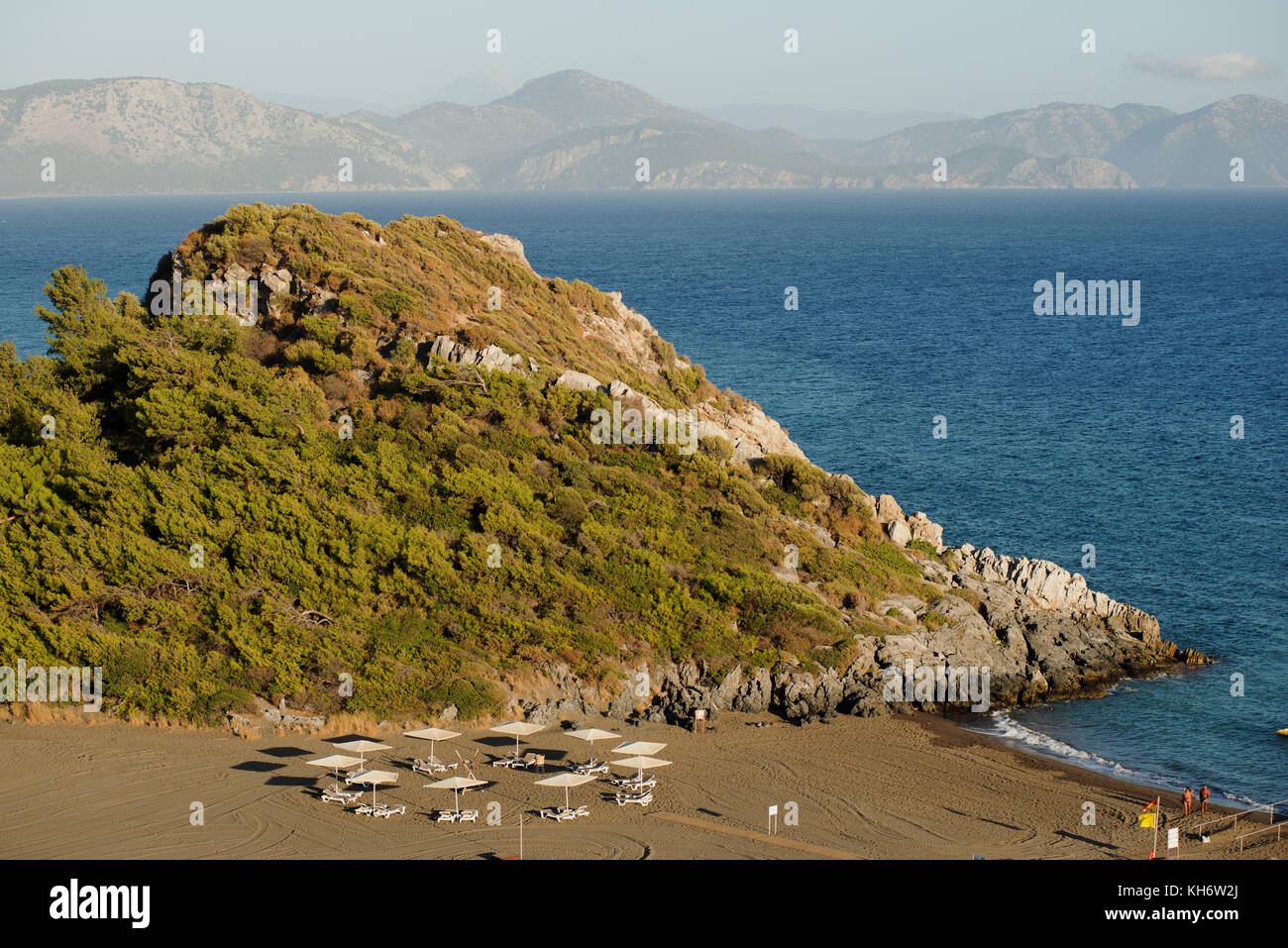 Spiaggia di sarigerme turchia Foto Stock