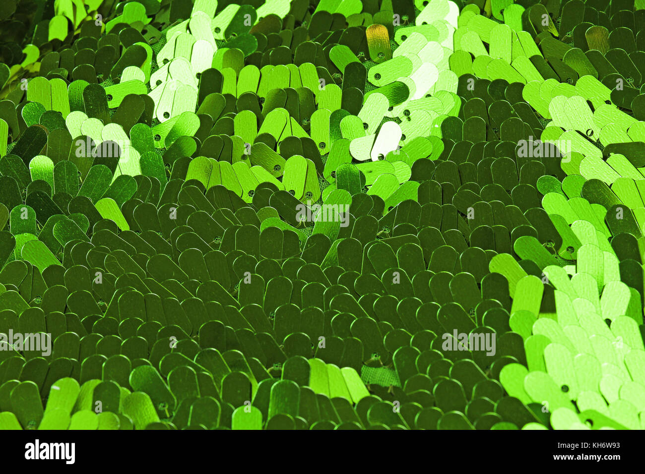 Spangle, sequin pailette sfondo. Abito a specchio panno di materiale modello di texture. Sartoria concetto di cucitura. Shiny specchiata tessuto di moda. Shiny cl Foto Stock