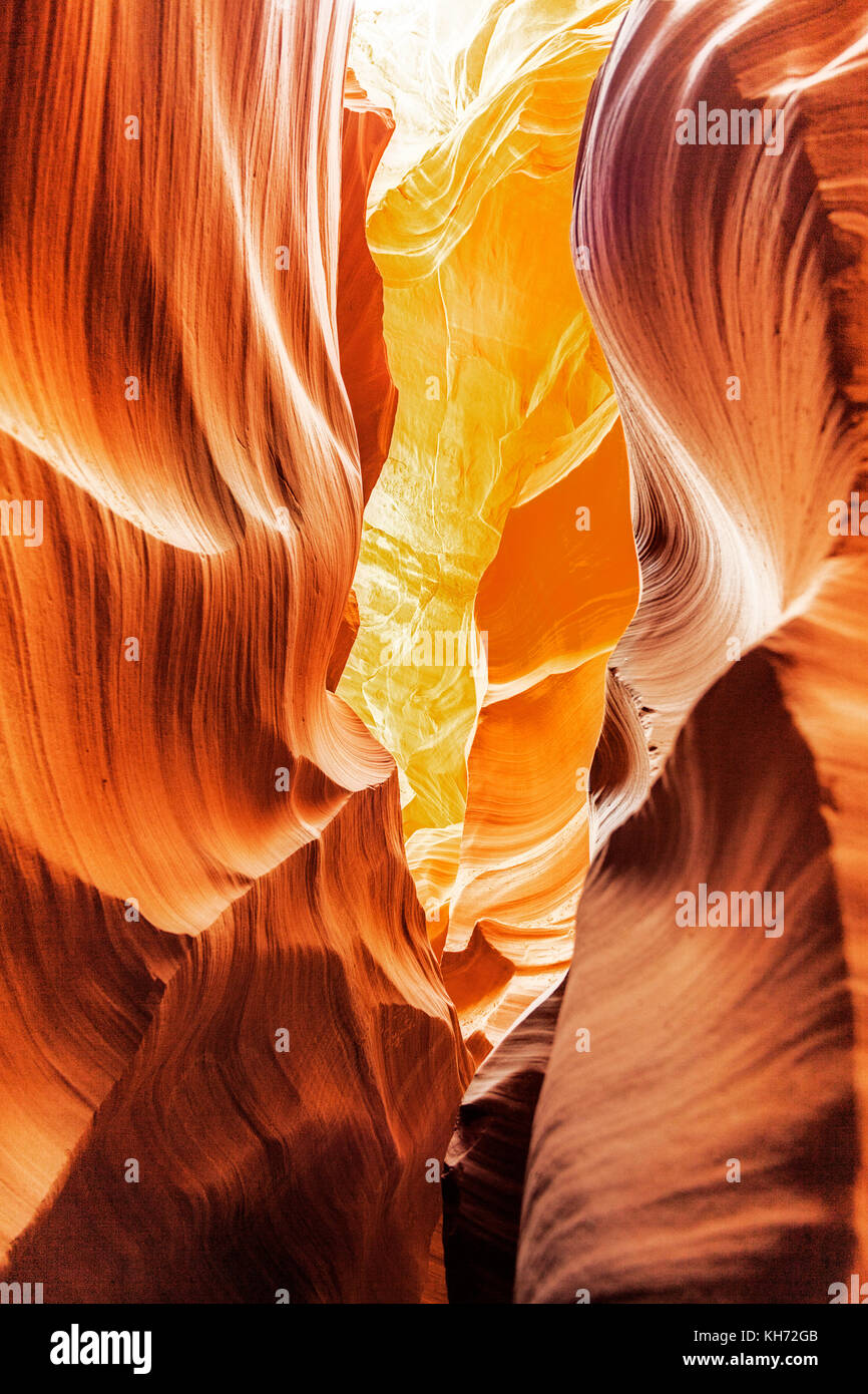 all'Antelope canyon Foto Stock