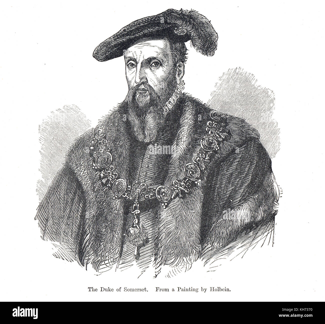 Edward Seymour, i duca di Somerset, Lord Protettore d'Inghilterra 1547-1549 Foto Stock