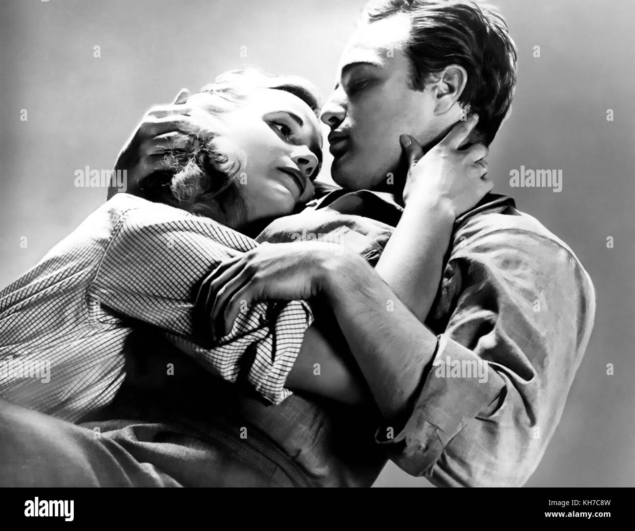 Sul LUNGOMARE 1954 Columbia Pictures film con Marlon Brando e Eva Marie Saint Foto Stock