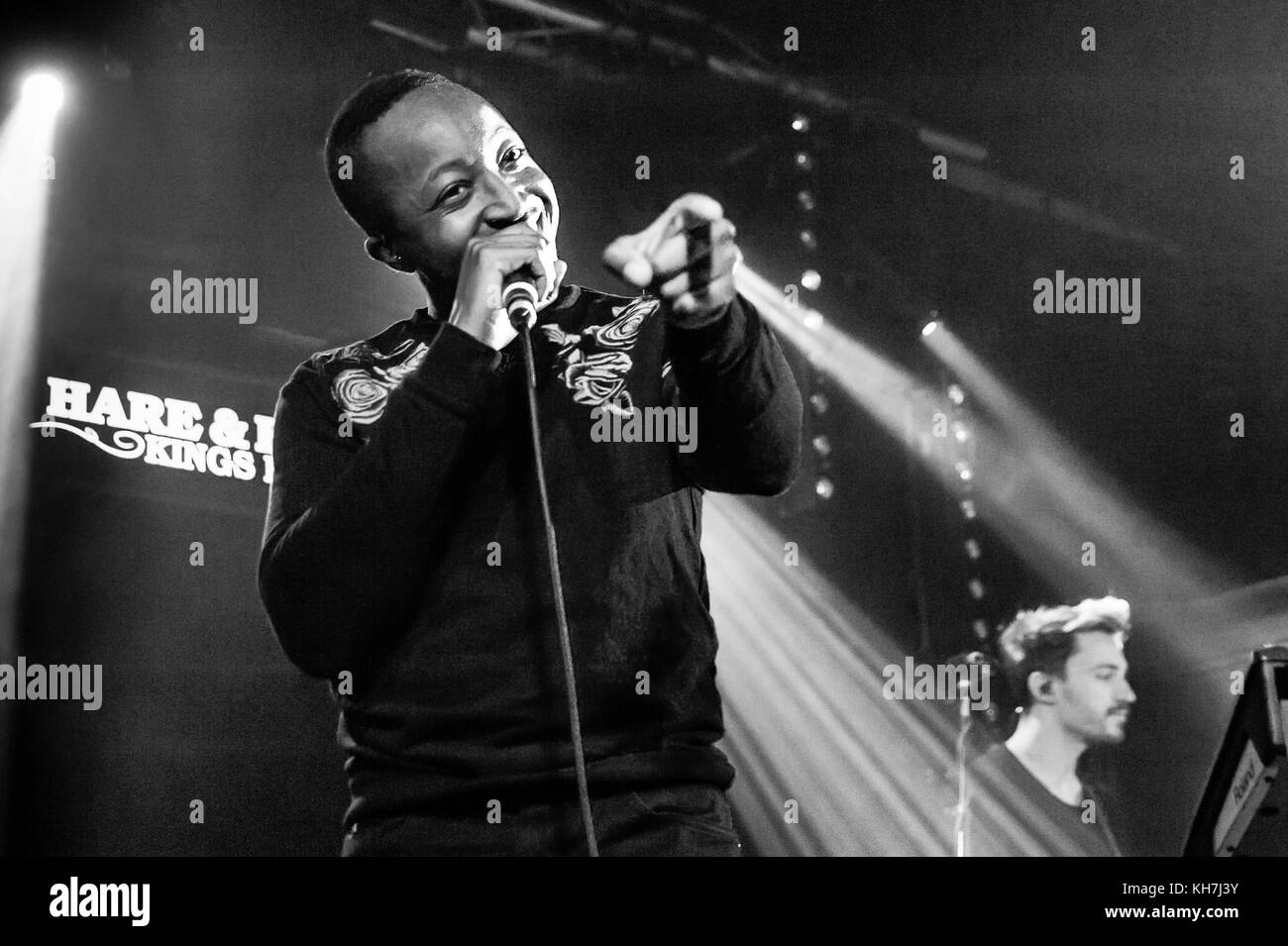 Birmingham, Regno Unito. 13 novembre 2017. La Rrationale gioca una data riprogrammata al Birmingham Hare & Hounds. © Ken Harrison/Alamy Live News Foto Stock