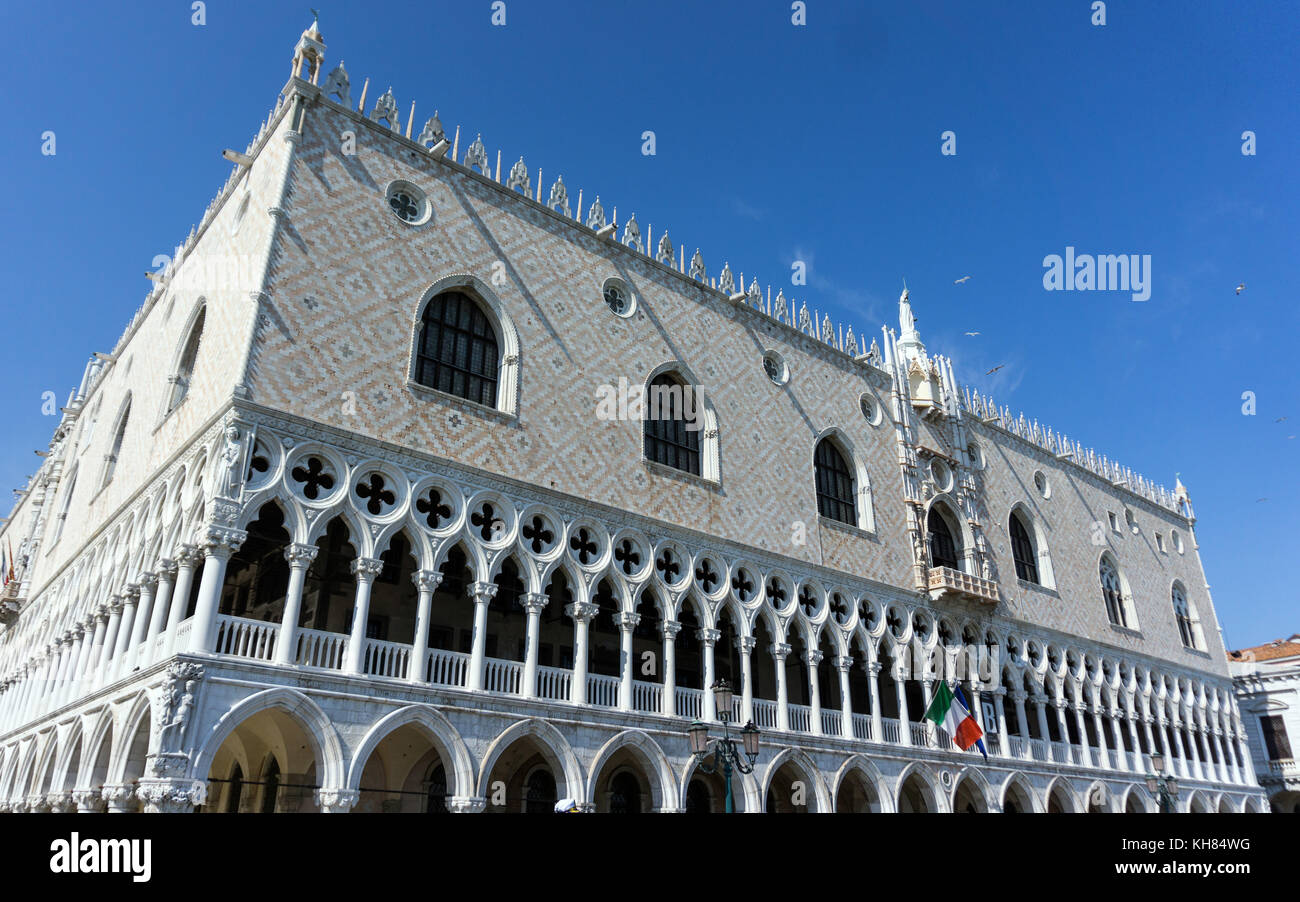 Italia,Veneto,Venezia,Palazzo Ducale in Piazza San Marco Foto Stock