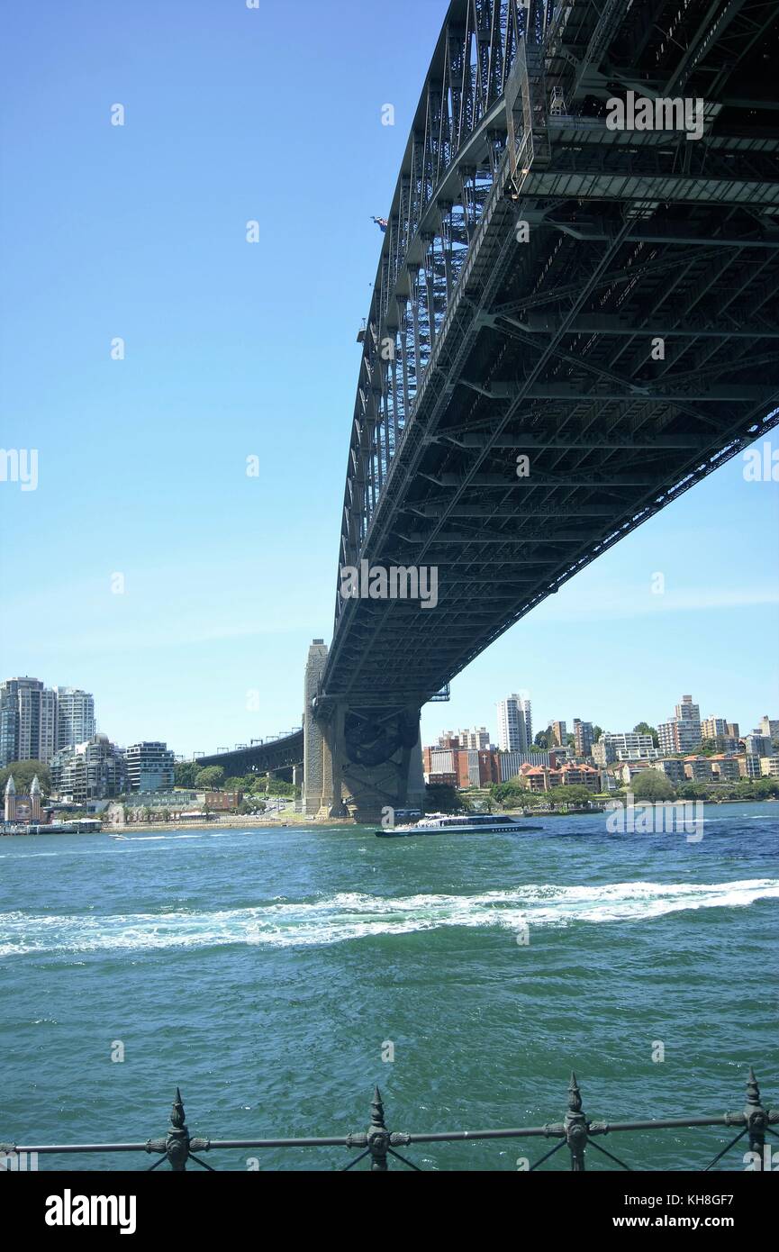 Il Ponte del Porto di Sydney Sydney Australia Foto Stock