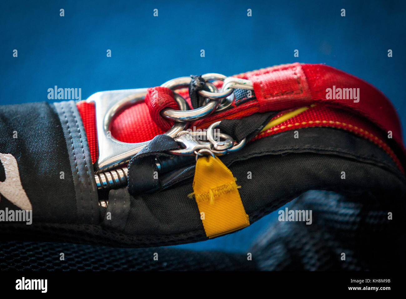 Skydiving rig con tre anelli Foto Stock