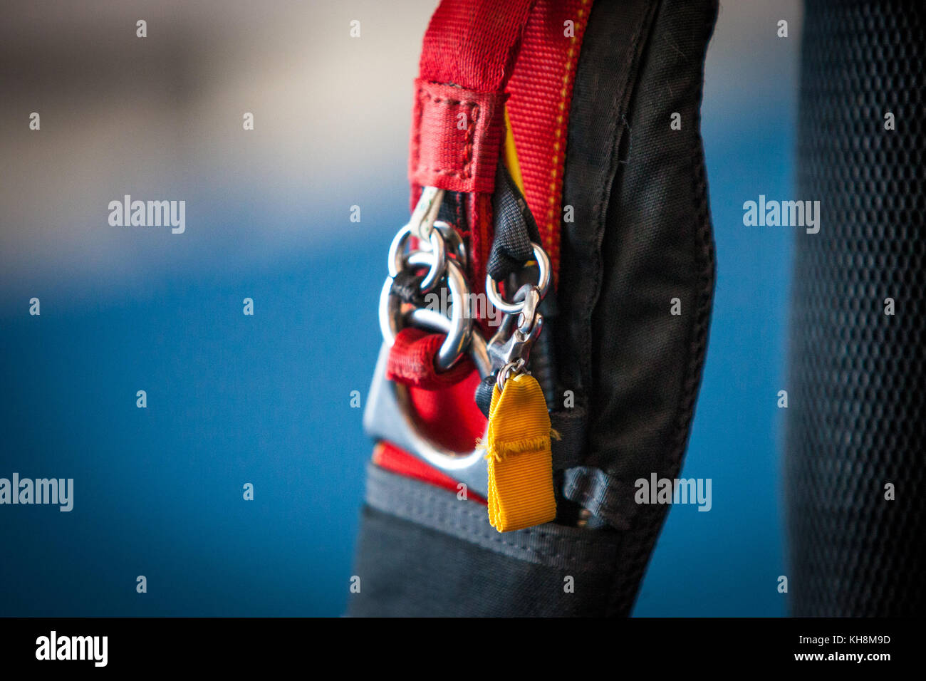 Skydiving rig con tre anelli Foto Stock