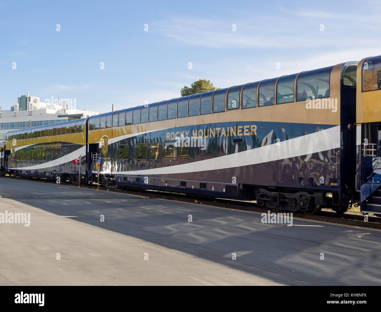 Rocky Mountaineer immagini dettagliate Foto Stock