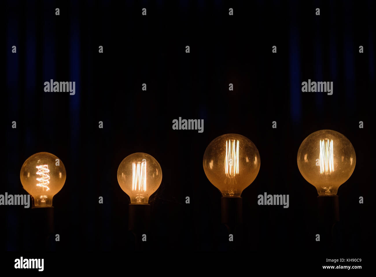 Concetto di decorazione di illuminazione Foto Stock