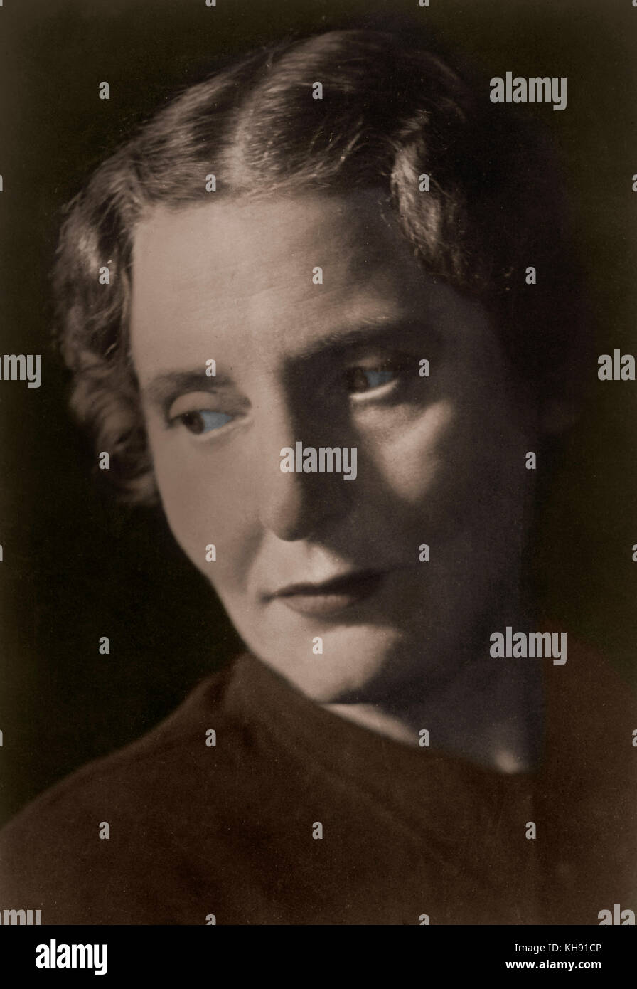 Suddaby Elsie - Ritratto del soprano inglese, 1893 - 1980. Foto Stock