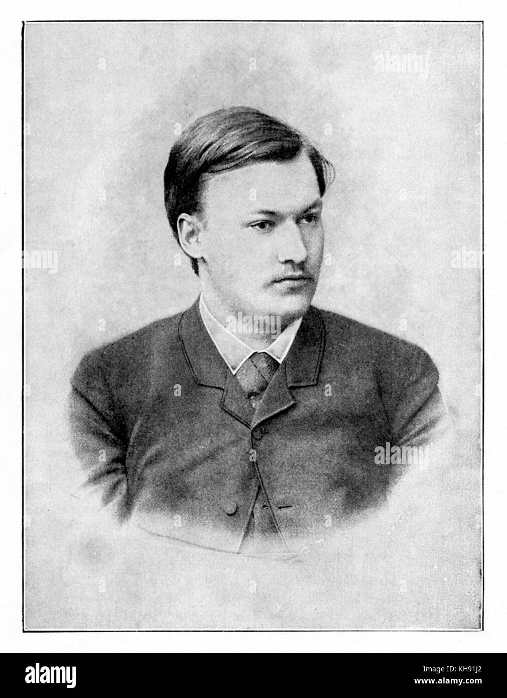 Alexander Glazunov - Ritratto di un compositore russo, 10 agosto 1865 - 21 Marzo 1936 Foto Stock