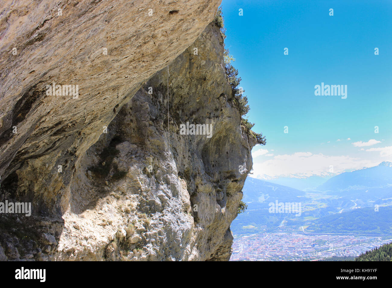 Splendido paesaggio montano dell'Austria Foto Stock