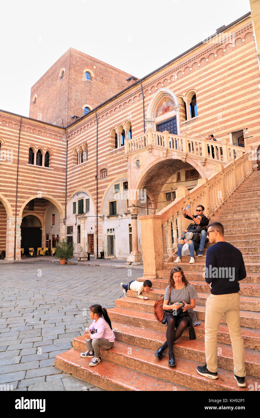 Palazzo della Ragione di Verona Foto Stock