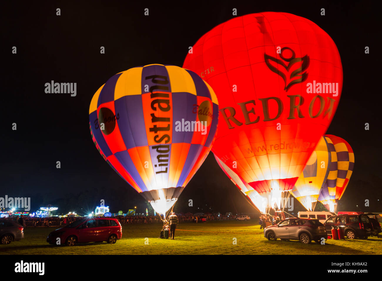 York Balloon Festival del Knavesmire in York nel settembre 2017 Foto Stock