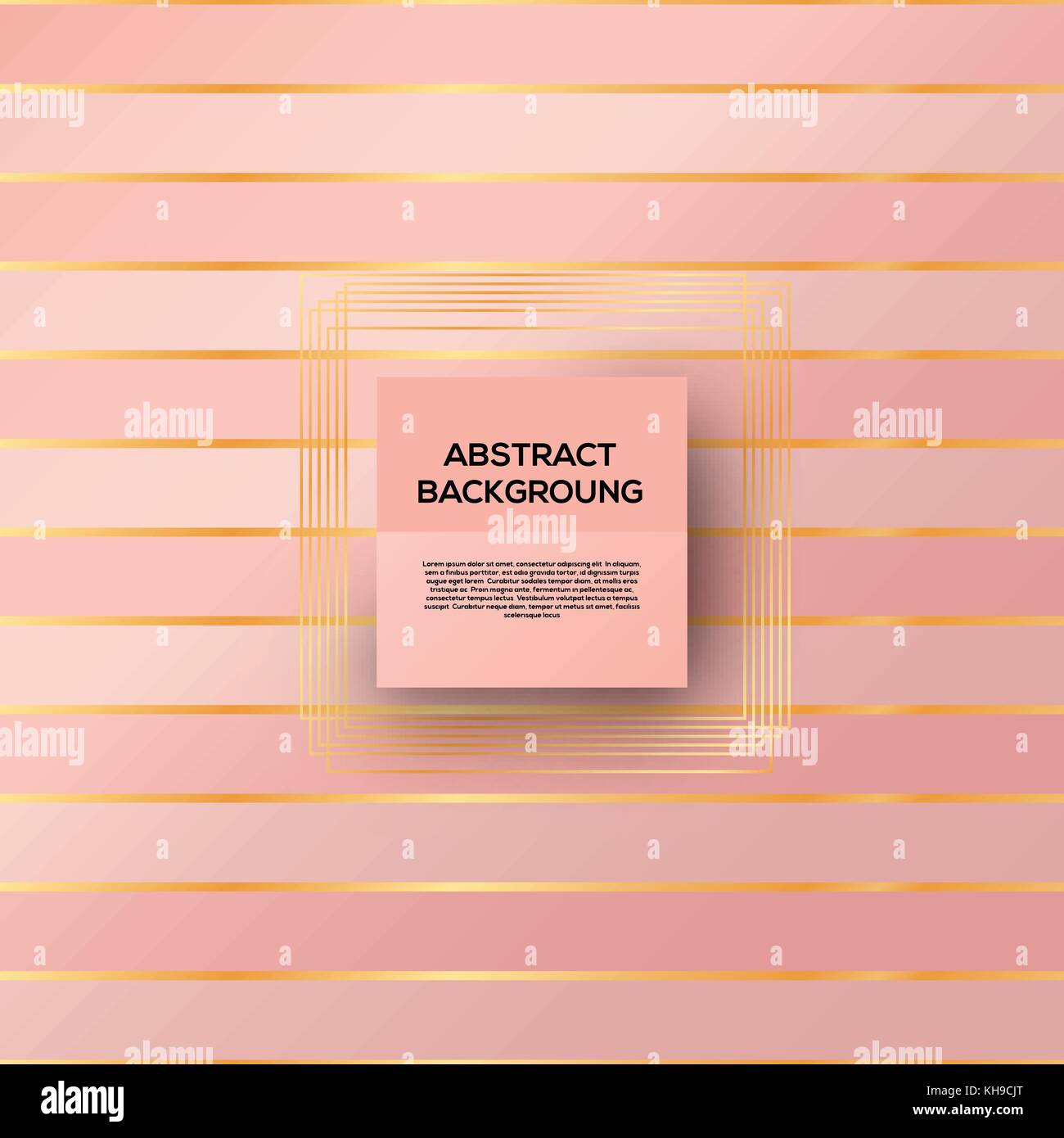 Oro rose sfondo Illustrazione Vettoriale