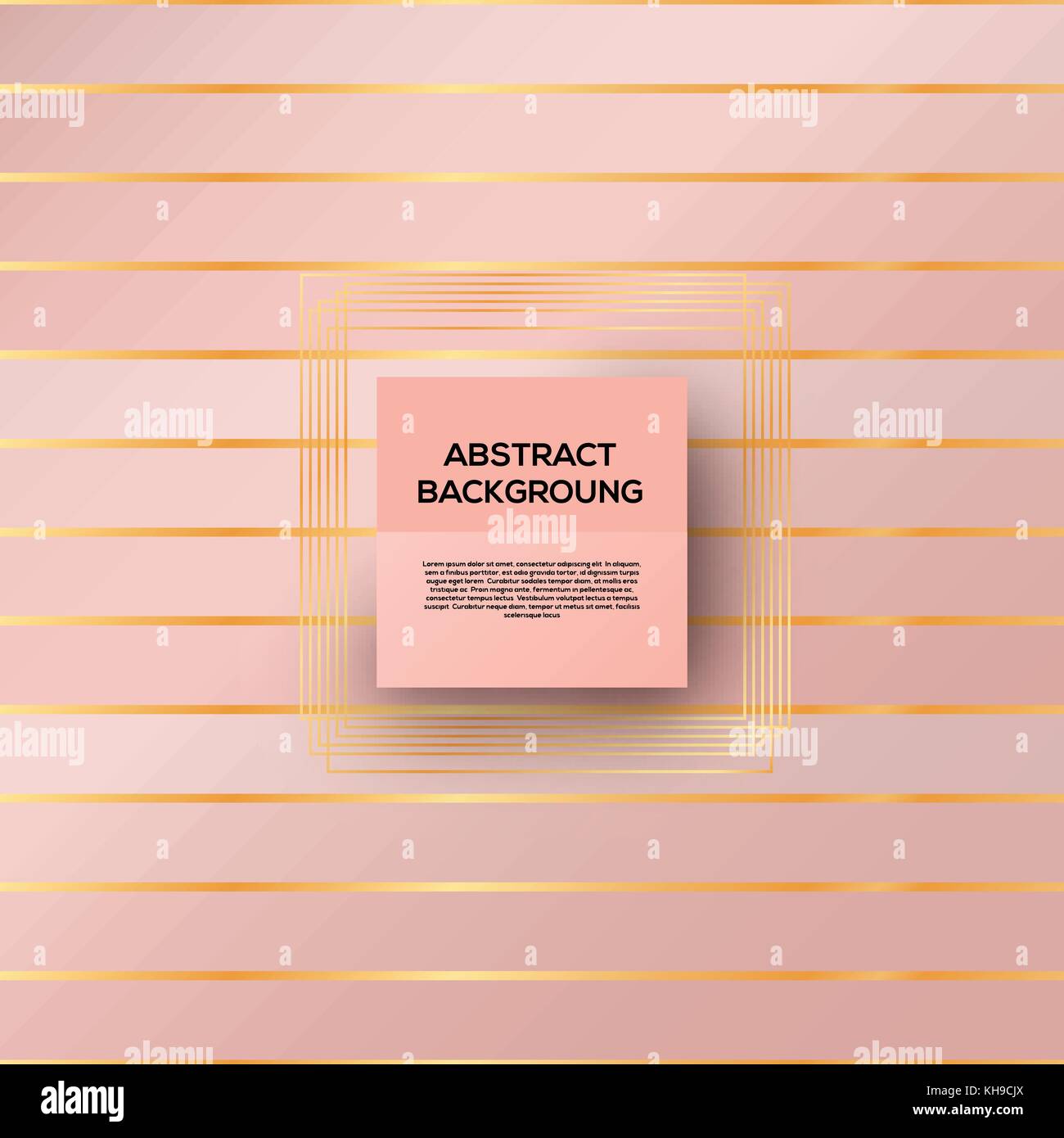 Oro rose sfondo Illustrazione Vettoriale