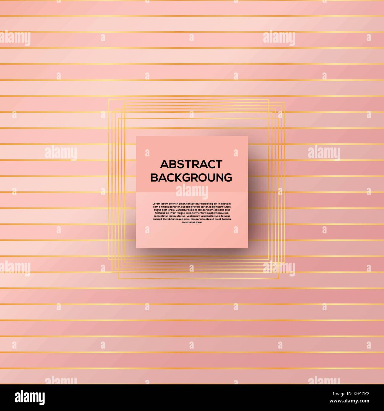 Oro rose sfondo Illustrazione Vettoriale