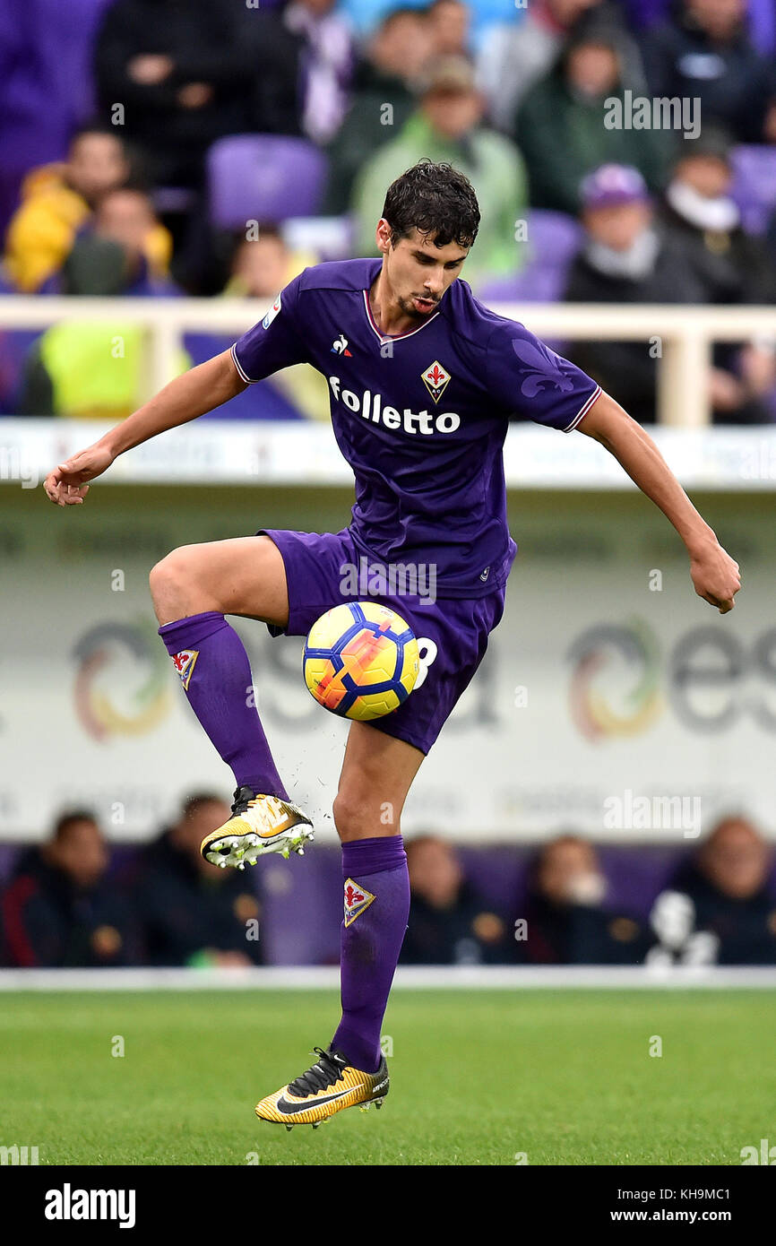 Gil dias fiorentina firenze 05-11-2017 stadio Artemio Franchi calcio di serie a 2017/2018 fiorentina - as roma foto andrea staccioli insidefoto / Foto Stock