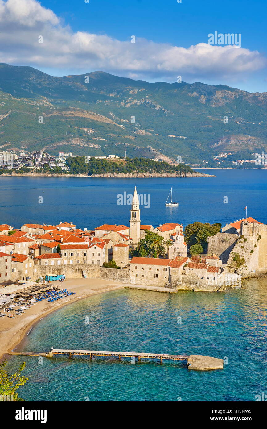 Città Vecchia (Stari Grad), Budva, Montenegro Foto Stock